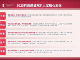 2024抖音双11活动全解析：抢先期与正式期优惠不断，购物狂欢即将开启